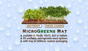 Pre Seeded Microgreens Mats Grow Mats With Micro Greens Seeds